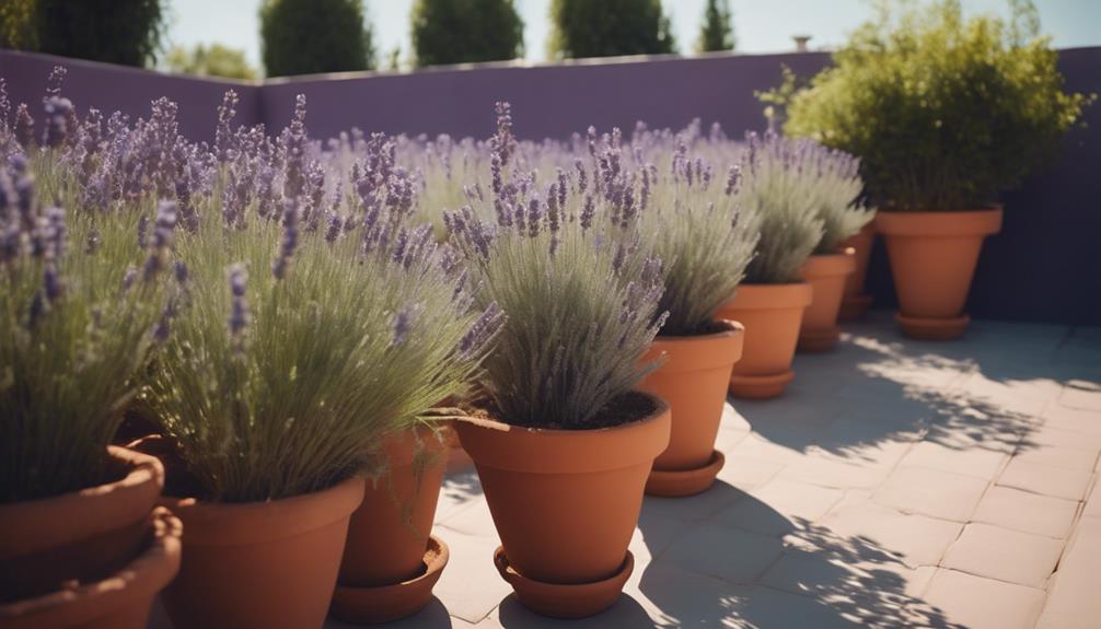 How to Grow lavender in pots